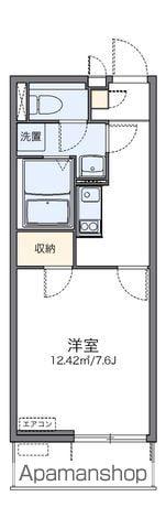 レオネクストフェルゼ津田沼(1K/3階)の間取り写真
