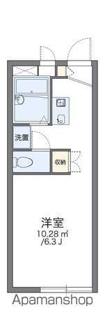 レオパレスファミリー(1K/1階)の間取り写真