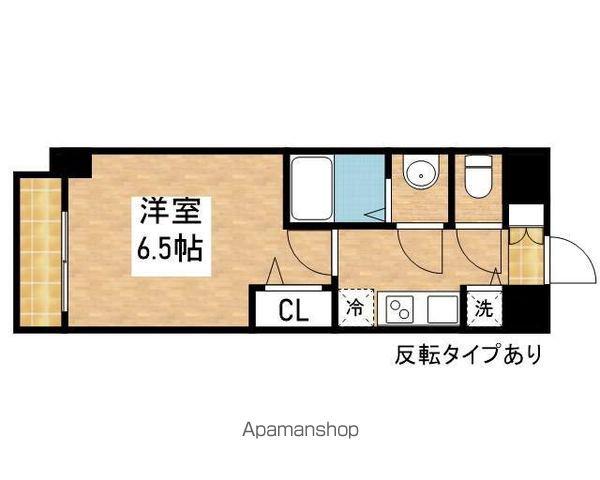 プレサンス丸の内レジデンスⅢ(1K/3階)の間取り写真