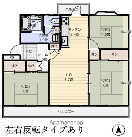 ALIVELY久松台(3LDK/2階)の間取り写真