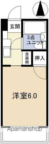 プチハウス智(1K/3階)の間取り写真