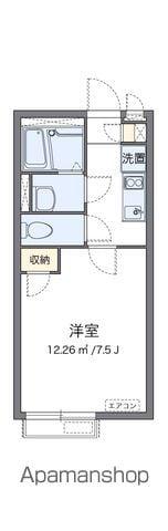 クレイノサンザシ(1K/2階)の間取り写真