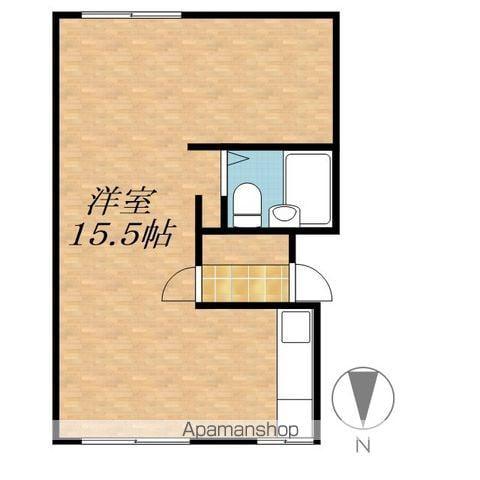 ハイツ長谷川(ワンルーム/2階)の間取り写真