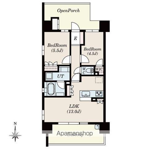 ALIVIS金山イースト(2LDK/10階)の間取り写真