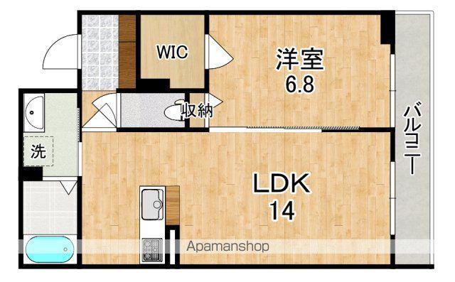 ウエストメゾン西木辻(1LDK/2階)の間取り写真