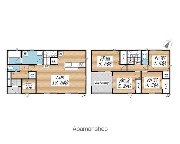 山口線 上山口駅 徒歩29分 2階建 築1年(4LDK)の間取り写真