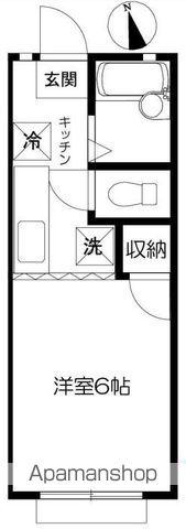 ジャスミンガーデン吉祥寺(1K/2階)の間取り写真
