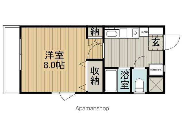 ミヤシタハイム(1K/3階)の間取り写真