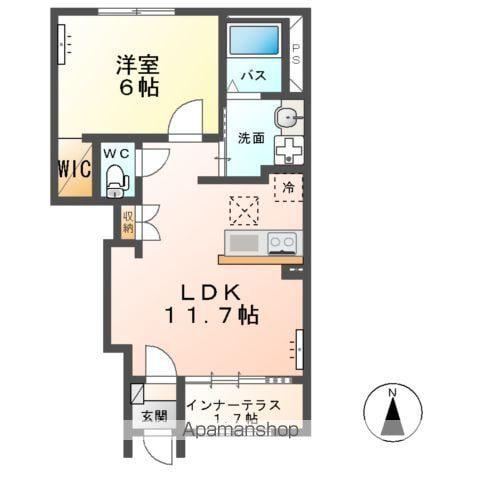 香取市佐原工事(1LDK/1階)の間取り写真