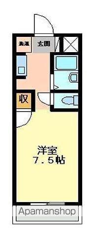 コスタ飛江田(1K/2階)の間取り写真