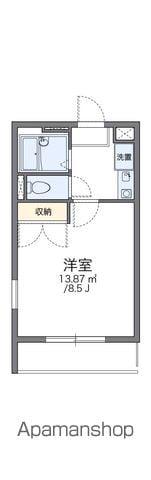 レオパレスストリーム(1K/3階)の間取り写真