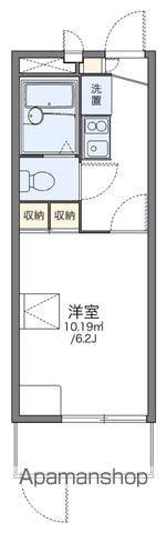 レオパレスれもんの木(1K/1階)の間取り写真