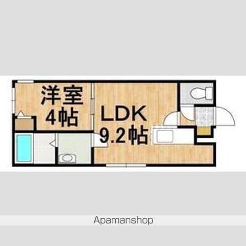 MARRIOTT F ビレッジ(1LDK/2階)の間取り写真