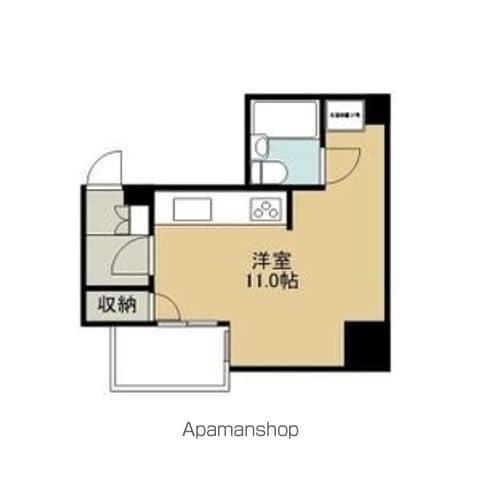 リナパートナーズ南2条(ワンルーム/4階)の間取り写真