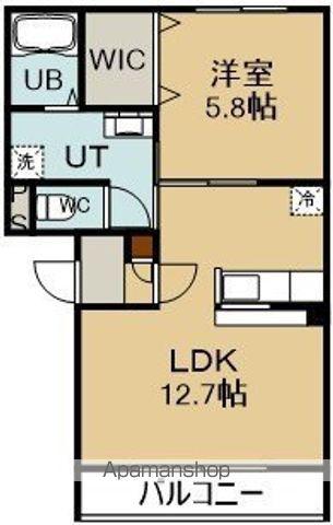 クレアレーヴ(1LDK/3階)の間取り写真