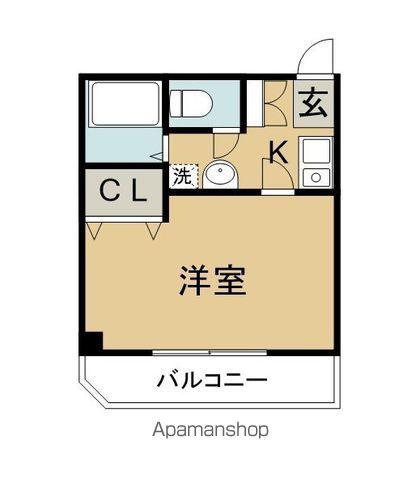 SAKURA(1K/2階)の間取り写真