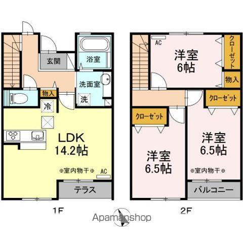 エルブルース(3LDK)の間取り写真