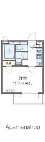 クレイノサニープレイス中村橋(1K/3階)の間取り写真