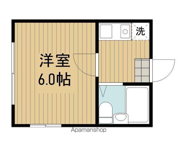 ルシードオーク下井草(1K/2階)の間取り写真