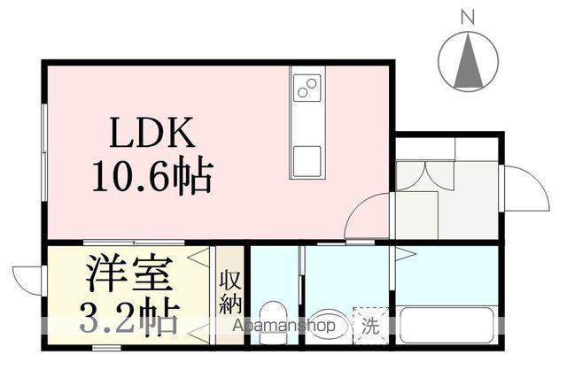 ピノ・トレーノ(1LDK/2階)の間取り写真