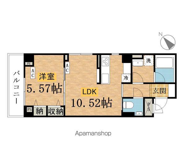 西八王子千人町プロジェクト(1LDK/2階)の間取り写真