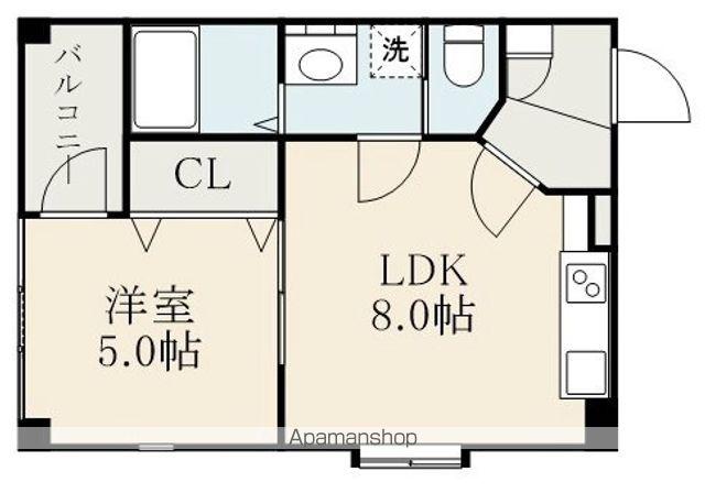VENUS COURT(1LDK/3階)の間取り写真