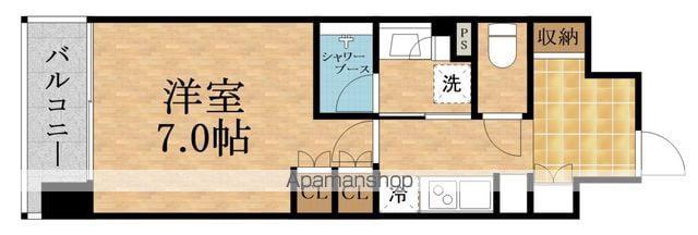 THE・PARKHABIO都島FRONT(1K/2階)の間取り写真