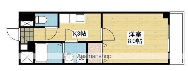 ルーチェ志津川(1K/5階)の間取り写真