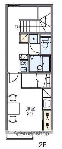 レオパレス春風(1K/2階)の間取り写真