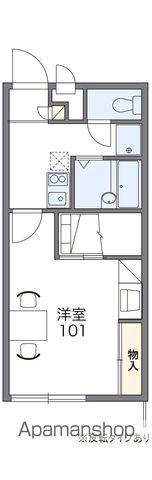 レオパレス雅(1K/2階)の間取り写真