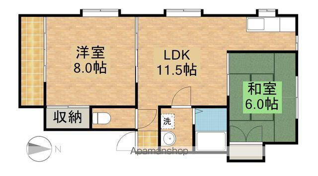 ビラクラフト(2LDK/1階)の間取り写真