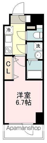 プライムアーバン仙台木町通(1K/9階)の間取り写真