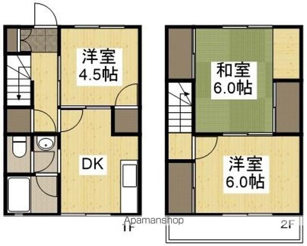 グリーンコーポラス(3DK)の間取り写真