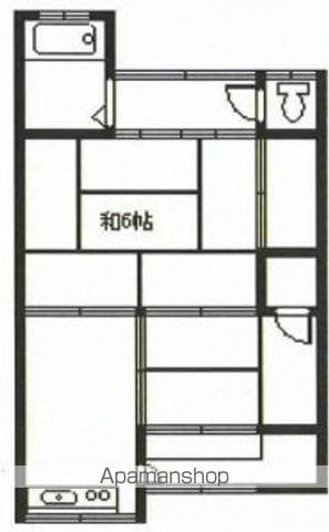 近鉄難波・奈良線 河内永和駅 徒歩6分 1階建 築72年(2K/1階)の間取り写真