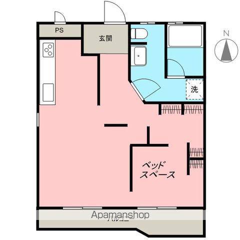 GEOセンタービル(ワンルーム/3階)の間取り写真
