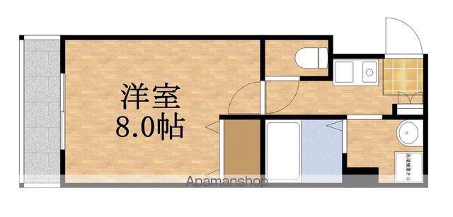 REGINA COURT(1K/5階)の間取り写真