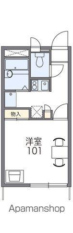 レオパレス乙金台(1K/2階)の間取り写真