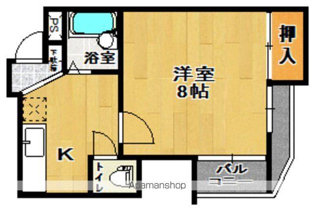 グレース神明(1K/1階)の間取り写真