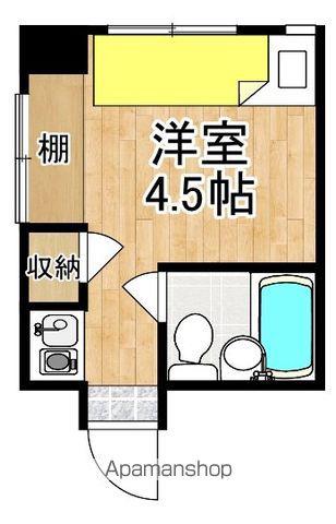 マンションアモリーノ(ワンルーム/4階)の間取り写真