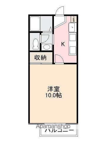 高松琴平電鉄琴平線 太田駅(高松) 徒歩12分 2階建 築29年(1K/1階)の間取り写真