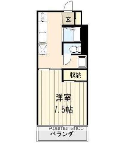 ジュネスフレンズ(1K/3階)の間取り写真