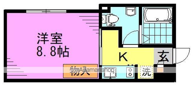 アレーロ高円寺(1K/3階)の間取り写真