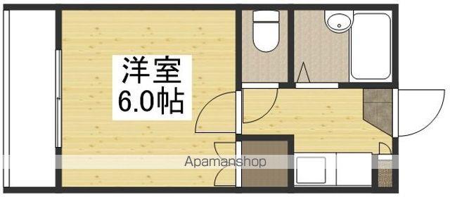クレールセゾンK(1K/2階)の間取り写真