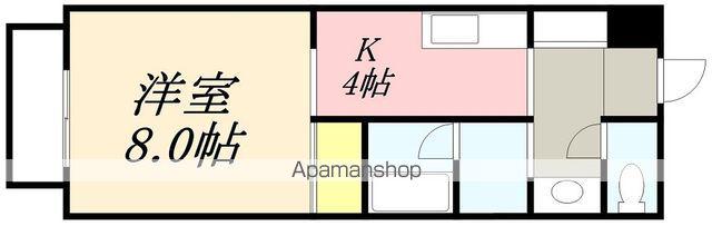 アールズMA(1K/3階)の間取り写真