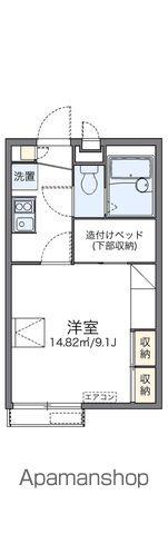レオパレスOSHIMA(1K/2階)の間取り写真