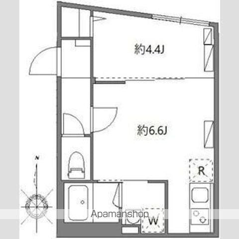ソラシアレジデンス早稲田(1DK/5階)の間取り写真