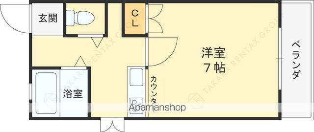 サンライズ小阪(1K/5階)の間取り写真