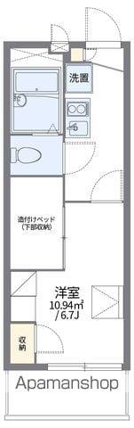 レオパレス西京(1K/3階)の間取り写真