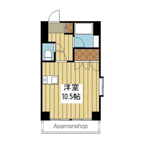 SUNRISE豊坂(ワンルーム/5階)の間取り写真