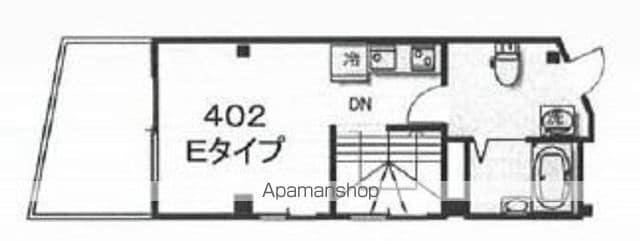 ファブール石神井公園(ワンルーム/1階)の間取り写真
